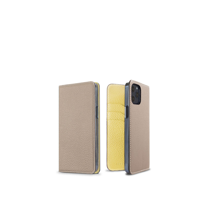 Diary Case Shrink Leather (iPhone 12 / 12 Pro)