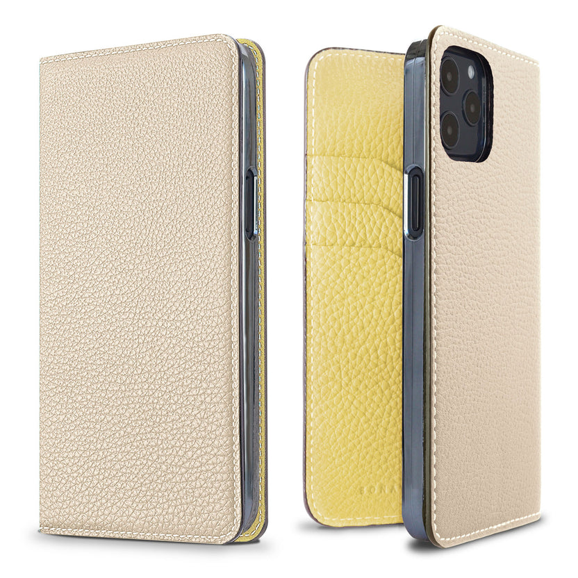 Diary Case Shrink Leather (iPhone 12 / 12 Pro)