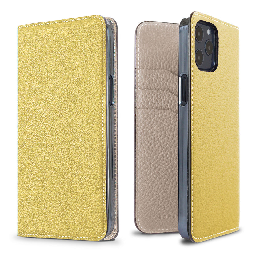 Diary Case Shrink Leather (iPhone 12 / 12 Pro)