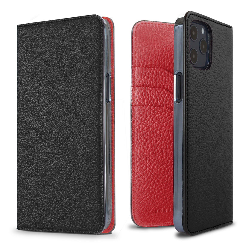 Diary Case Shrink Leather (iPhone 12 / 12 Pro)