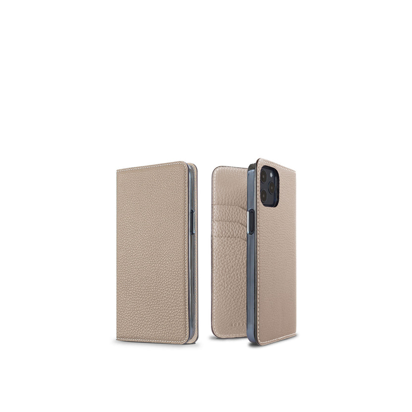Diary Case Shrink Leather (iPhone 12 / 12 Pro)