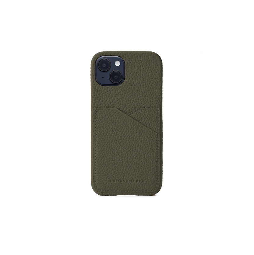 (iPhone 14) Back Cover Case Shrink Leather