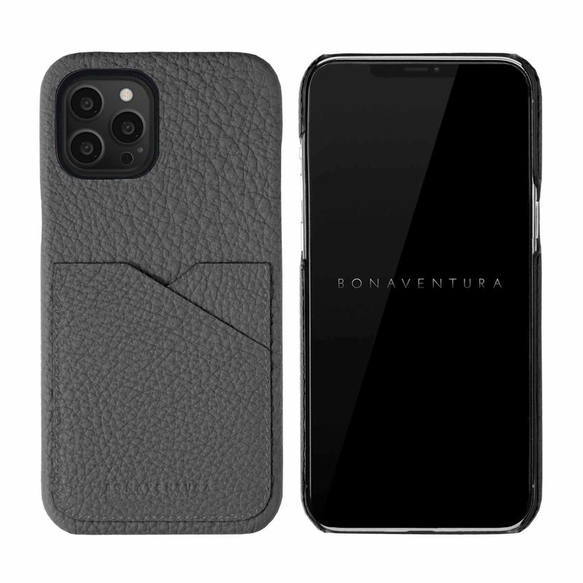 (iPhone 13 Pro Max) Back Cover Case Shrink Leather