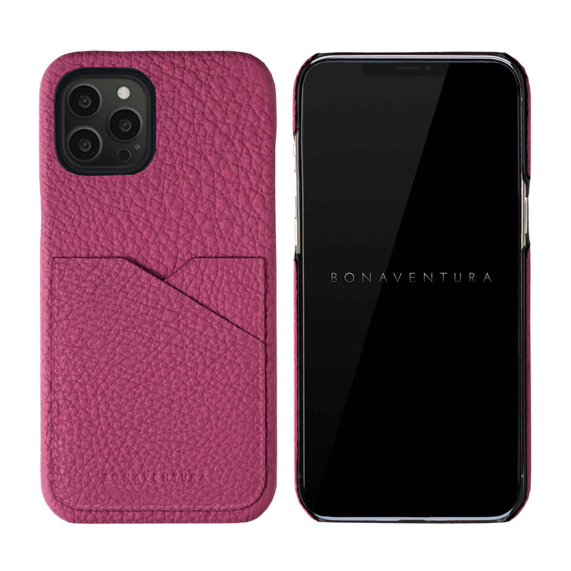 (iPhone 13 Pro Max) Back Cover Case Shrink Leather