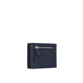 Bi-fold Bill Clip With Coin Pocket Shrink Leather (Medium)