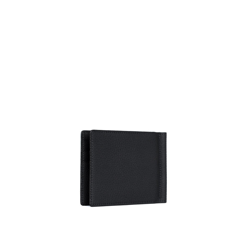 Bi-Fold Wallet with Money Clip Shrink Leather (Medium)