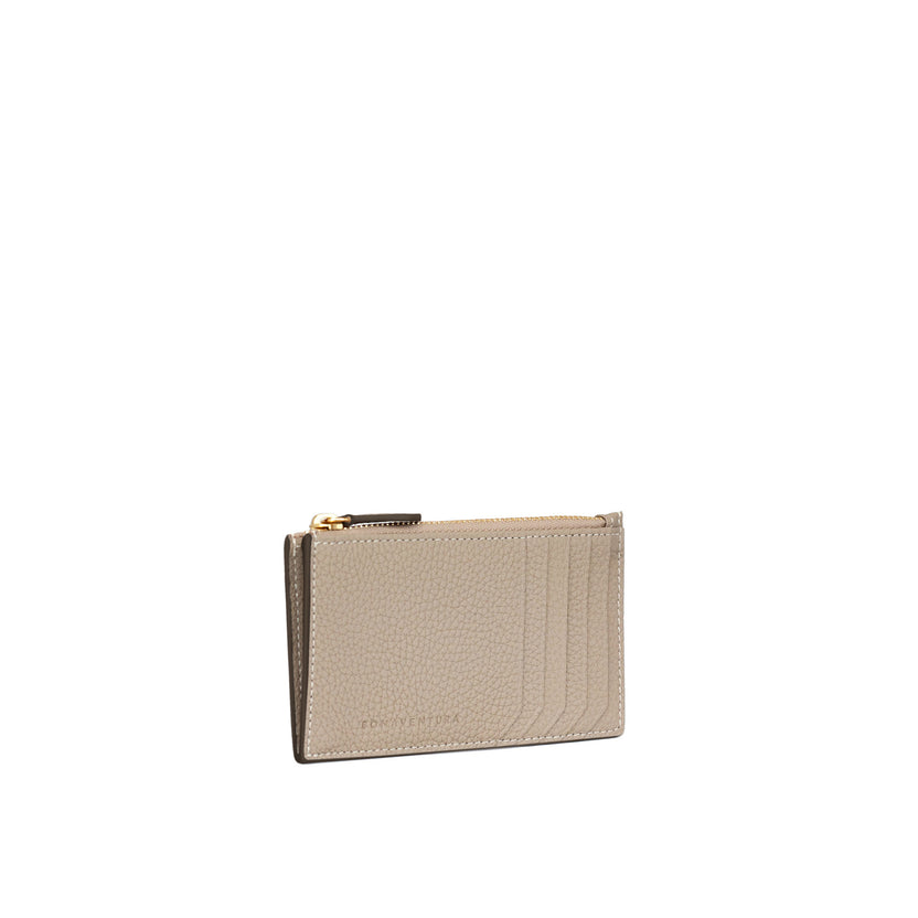 Mini Zip Wallet Shrink Leather