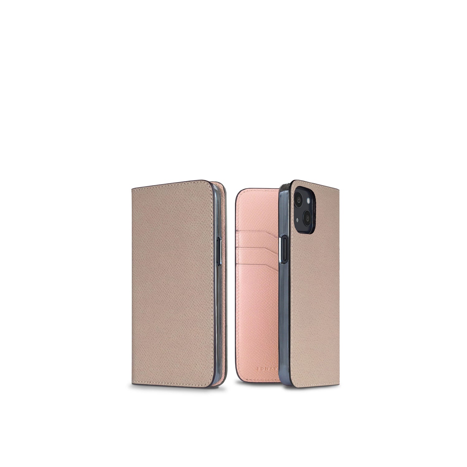 高級本革のiPhoneケース。上質なレザーのスマホケース。iPhone13対応。